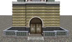 小寺庙，宗教建筑，多层
