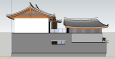 别墅，中式古典，2层