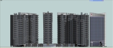 住宅，现代风格,23层