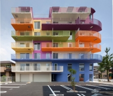 冈崎环保型商住两用公寓（Enviromental Building in Okazaki）