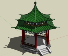 亭子，中国古典，1层