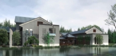 徽派接待中心，中国新古典，两层