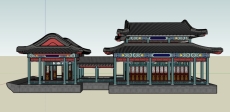 画舫，中国古典风格，2层