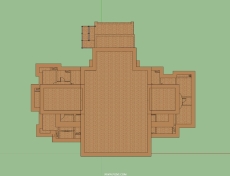 高层住宅，现代主义风格，35层