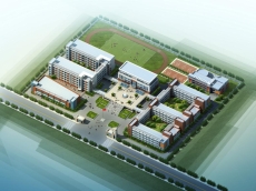 学校方案(模型CAD效果图)